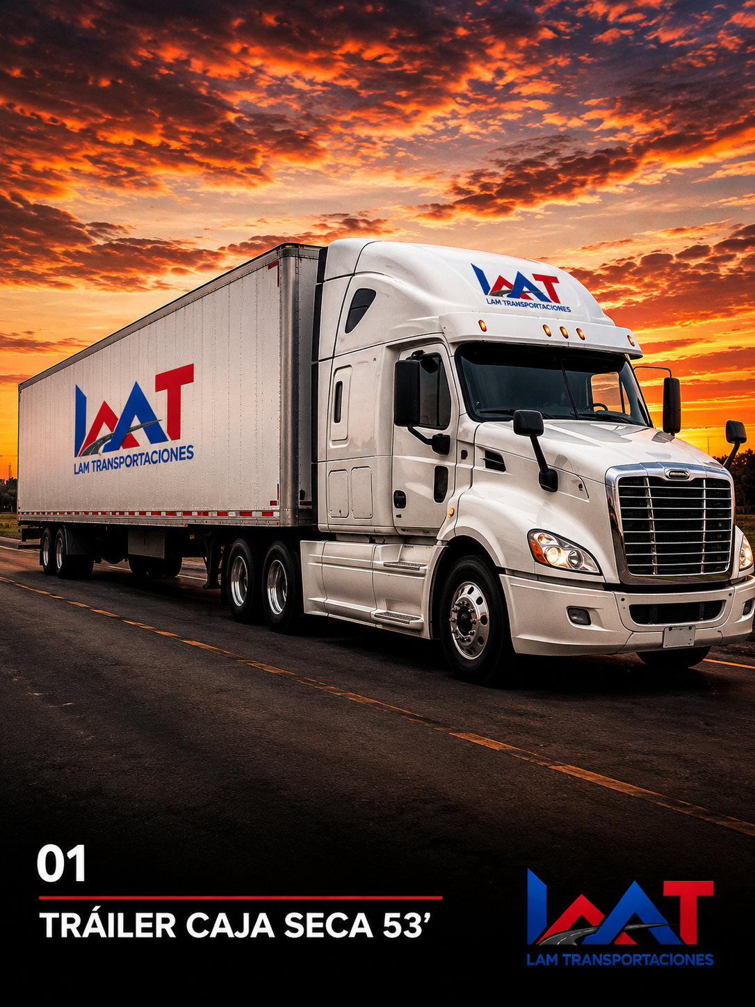 Tráiler LAM de 53 pies